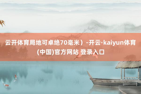 云开体育局地可卓绝70毫米）-开云·kaiyun体育(中国)官方网站 登录入口