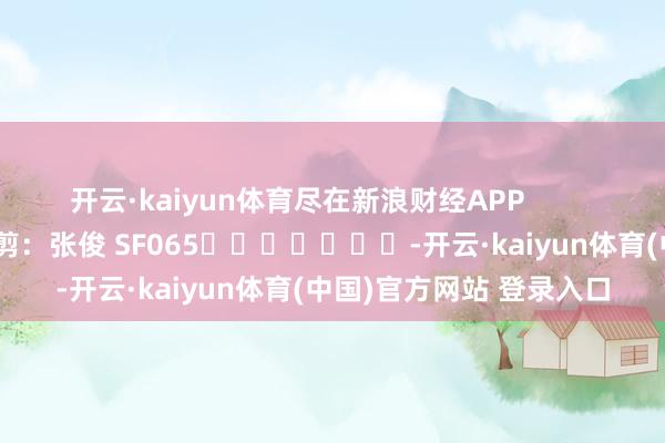 开云·kaiyun体育尽在新浪财经APP 包袱裁剪:张俊 SF065 -开云·kaiyun体育(中国)官方网站 登录入口